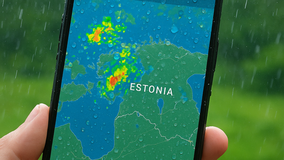 Skydda dina enheter på utflykten – använd regnkartan för Estland innan du ger dig ut
